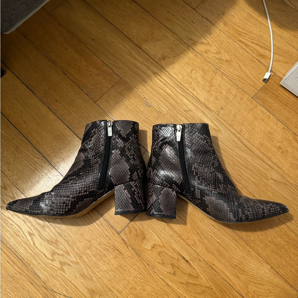 Marc Fisher snakeskin boots